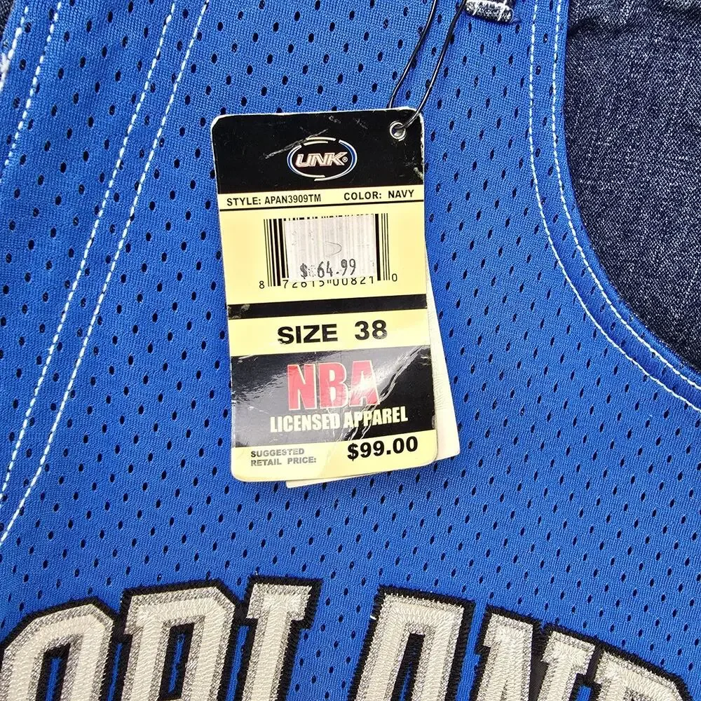 NWT NBA UNK Jeans 38x33 Tracy Mcgrady Orlando Magic Baggy Denim Y2K Vintage 90s